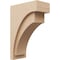 Ekena Millwork 8"W x 16"D x 24"H Classic Rivera Rough Cedar Woodgrain TimberThane Corbel, Primed Tan CORUR08X16X24RIVRCPR - alternate 1